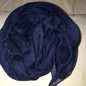 BCBGMAXAZRIA royal blue scarf